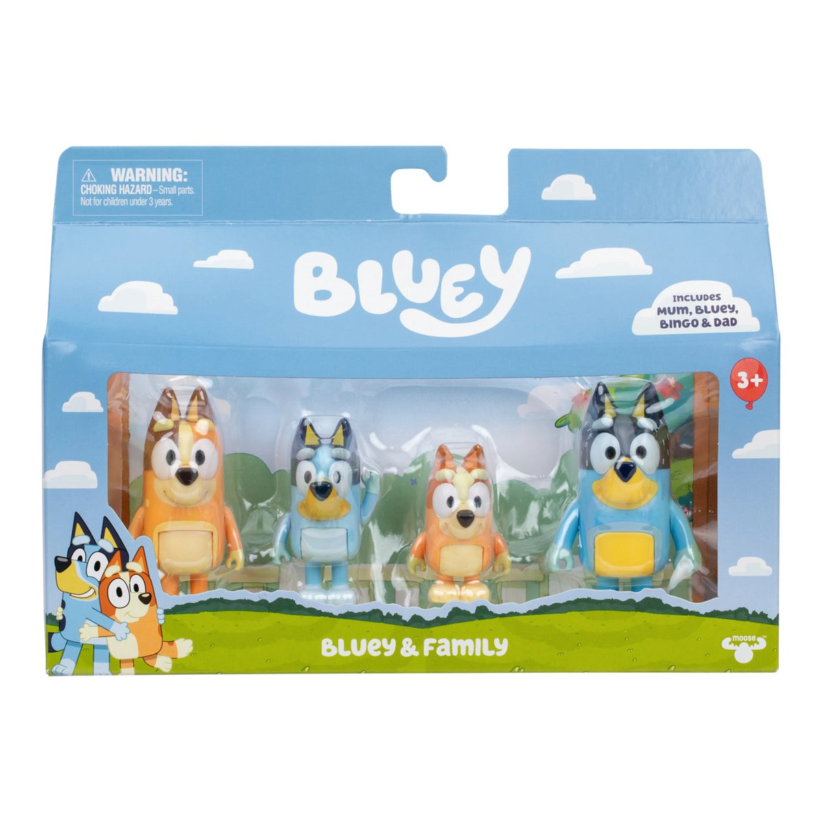 BLUEY FIGURE 4PK S14 AST