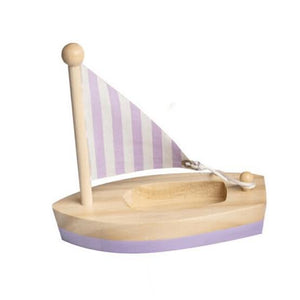 WOODEN CALM & BREEZY SML SAILBOAT