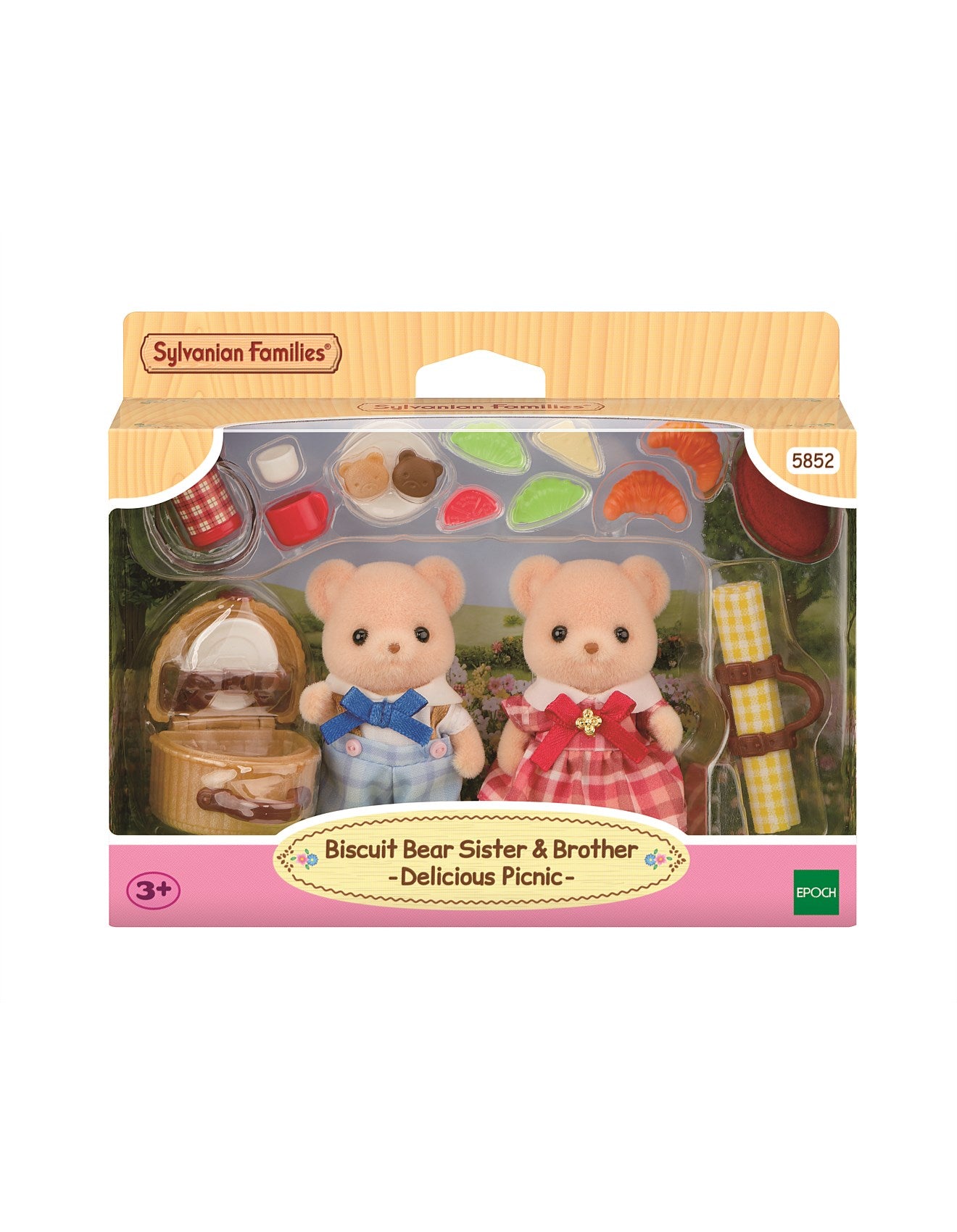 SYL/F BISCUIT BEAR SISTER & BROTHER PICN