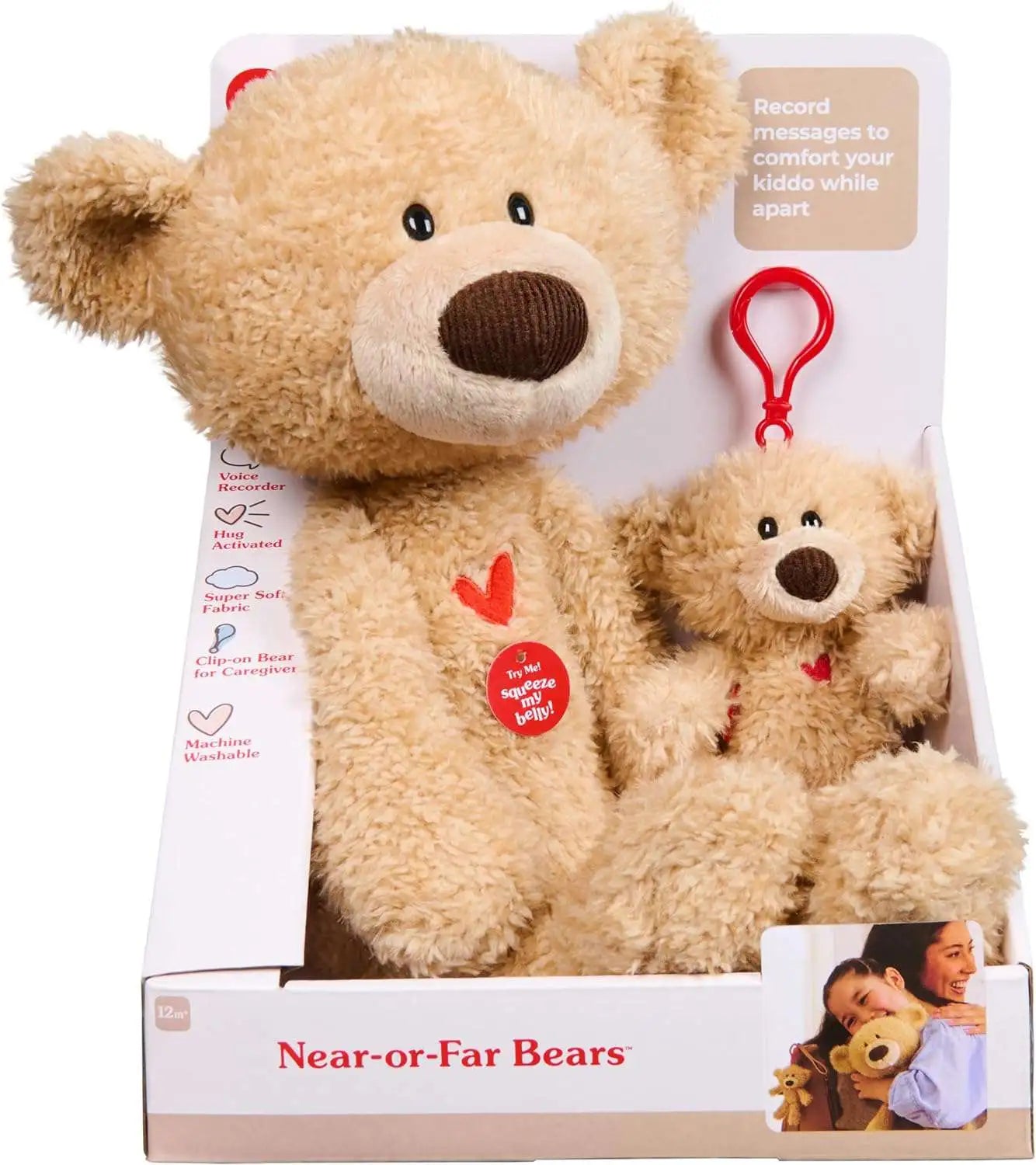 GUND PLUSH TOOTHPICK NEAR OR FAR BEARS