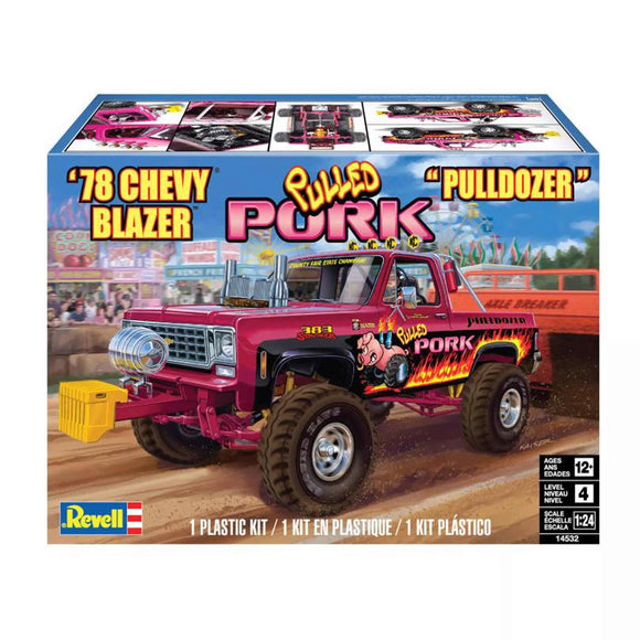 REVELL 1:24 1978 CHEVY BLAZER PULLDOZER