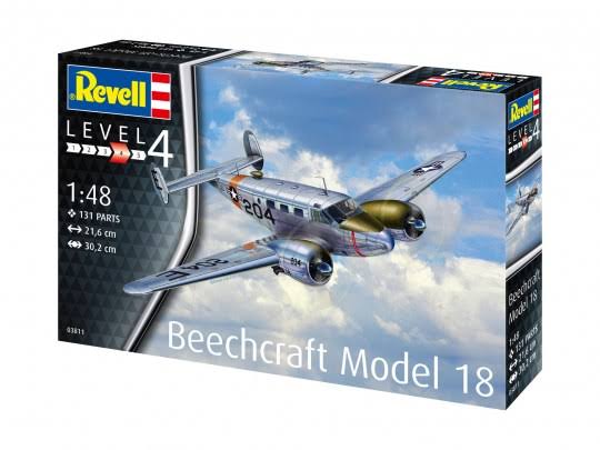 REVELL 1:48 BEECHCRAFT MODEL 18