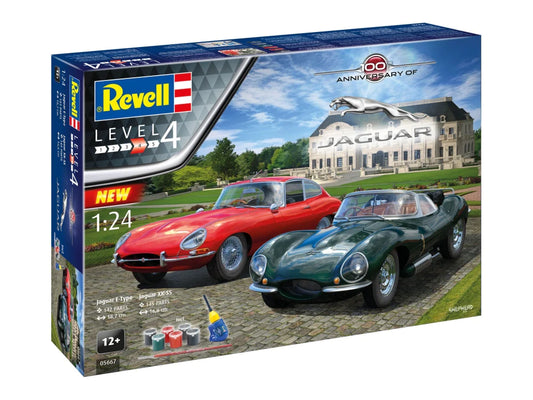 REVELL 1:24 100 YEARS JAGUAR GIFT SET