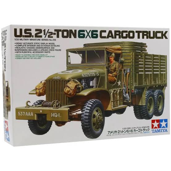 Tamiya 1/35 Us 6X6 Cargo Truck