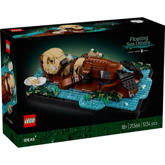 LEGO 21366 IDEAS FLOATING SEA OTTERS