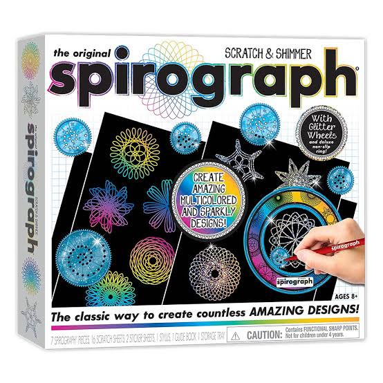 Spirograph Scratch And Shimmer