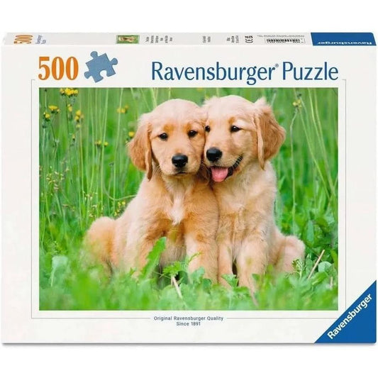 PUZZLE 500PC GOLDEN RETRIEVER BROTHERS