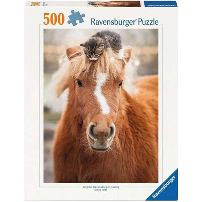 PUZZLE 500PC THE LITTLE RIDER