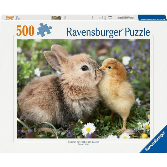 PUZZLE 500PC RABBIT AND CHICK