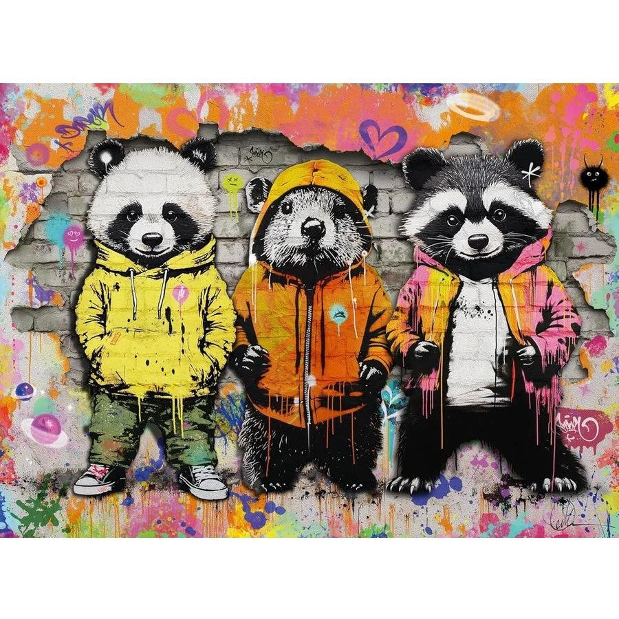 PUZZLE 500PC FURRY FRIENDS