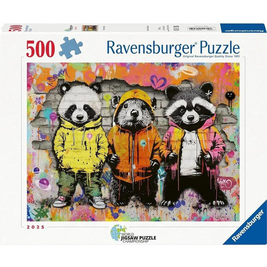 PUZZLE 500PC FURRY FRIENDS