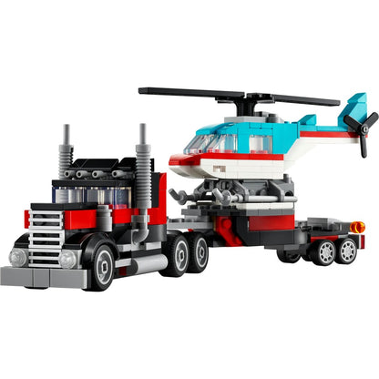 LEGO 31146 CREATOR FLATBED TRUCK W HELI