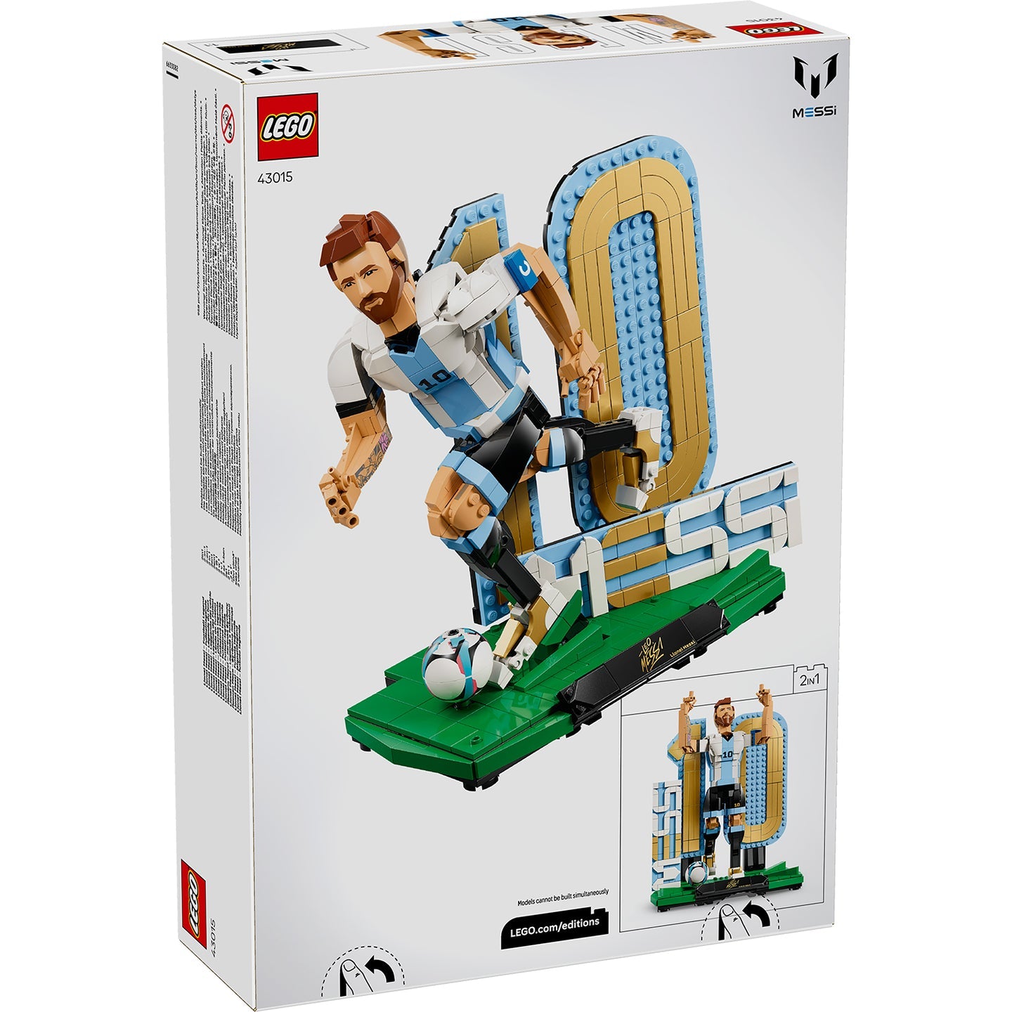 LEGO 43015 FIFA LEGEND LIONEL MESSI