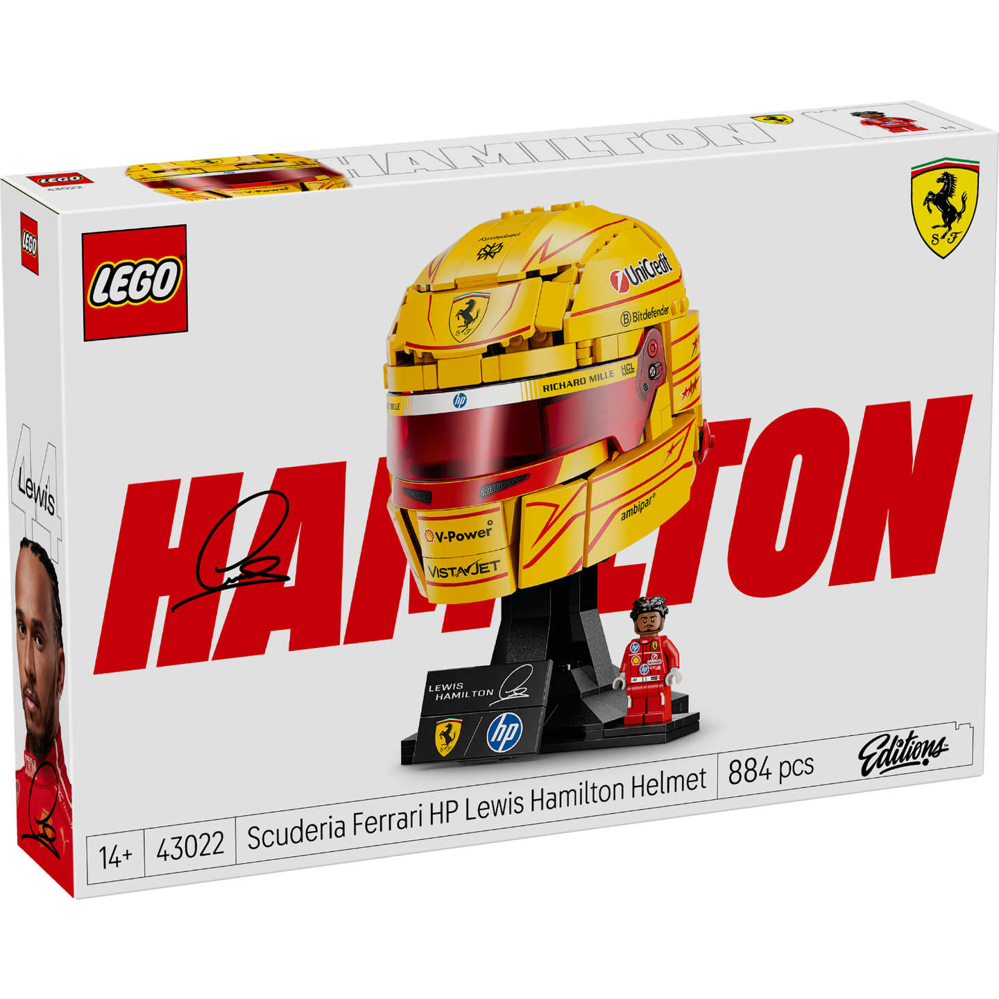 LEGO 43022 F1 LEWIS HAMILTON HELMET