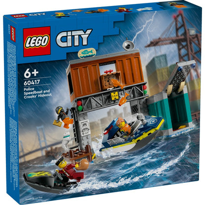 Lego 60417 City Police S/Boat & Hideout