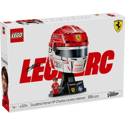 LEGO 43014 F1 CHARLES LECLERC HELMET