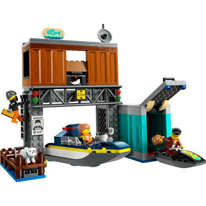 Lego 60417 City Police S/Boat & Hideout