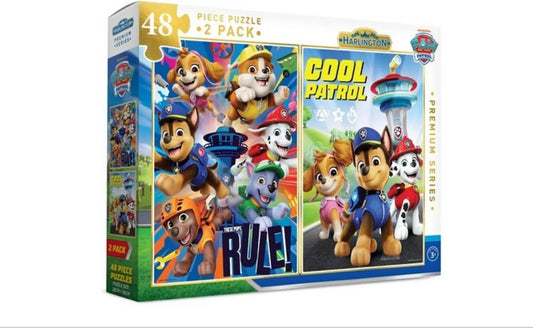 PUZZLE 48PC PAW PATROL 2 PACK