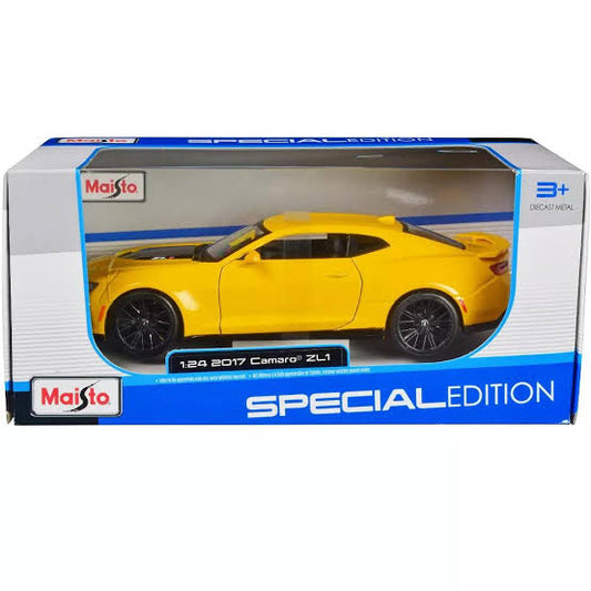 MAISTO 1:24 2017 CHEV CAMARO YELLOW