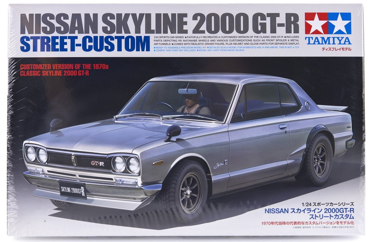 TAMIYA 1:24 SKYLINE 2000GT-R STREET CUST