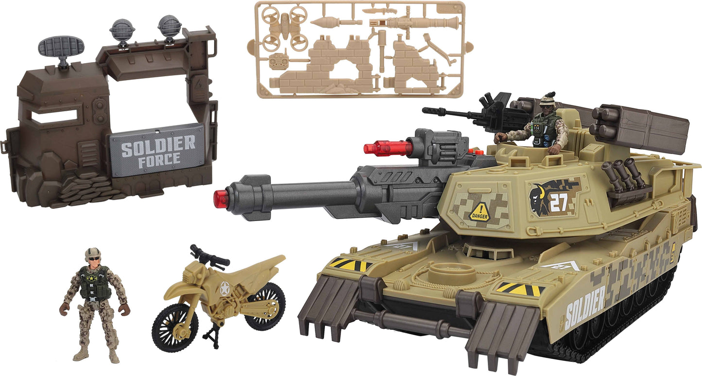 SOLDIER FORCE L&S TANK PLAYSET