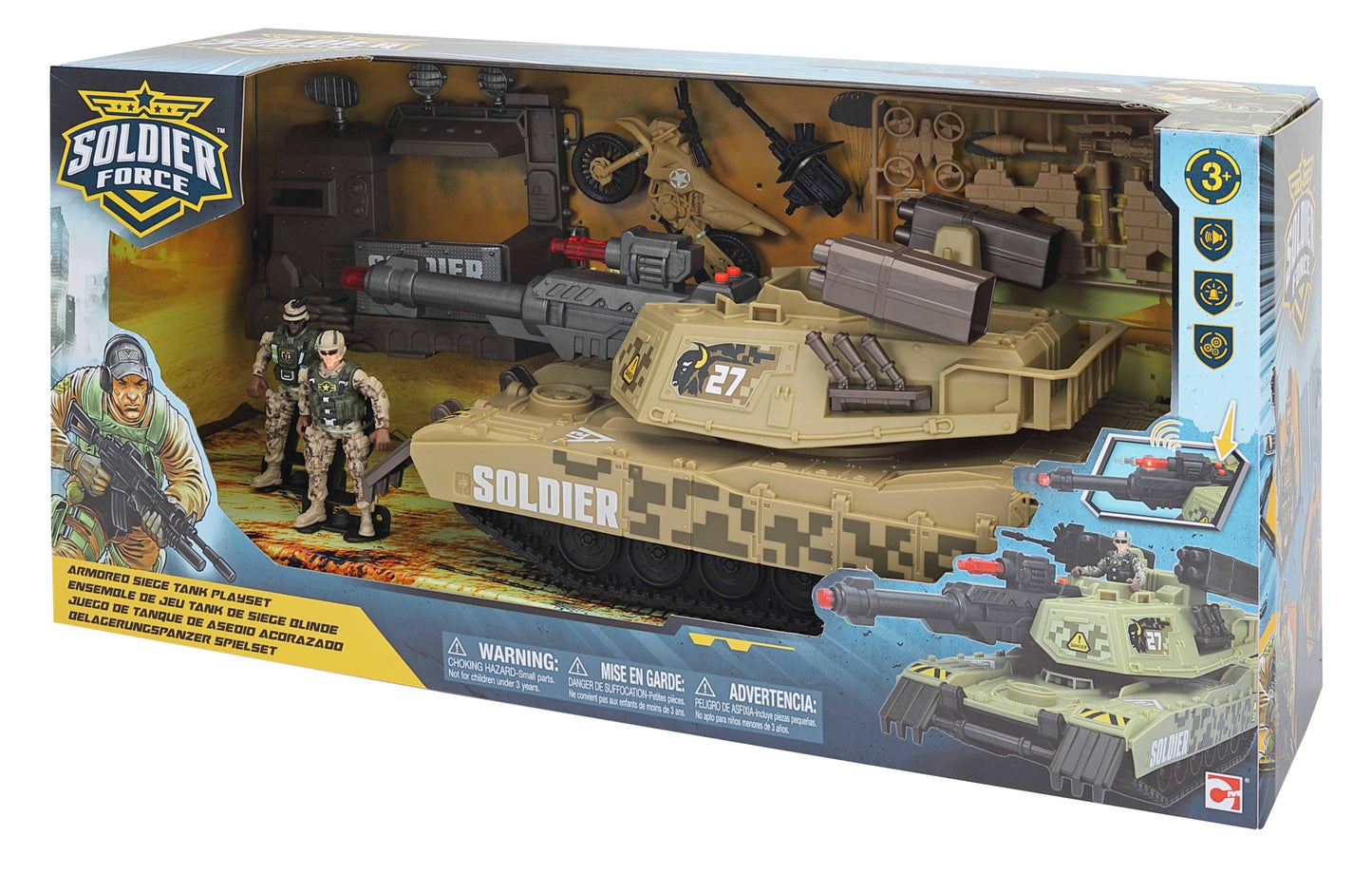 SOLDIER FORCE L&S TANK PLAYSET
