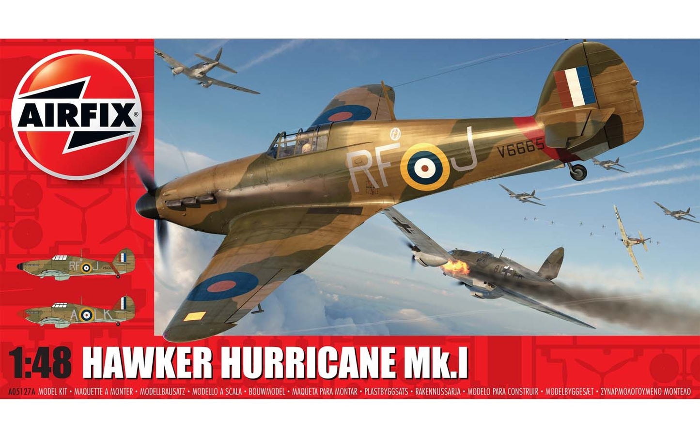 AIRFIX 1:48 HAWKER JURRICANE MK.I