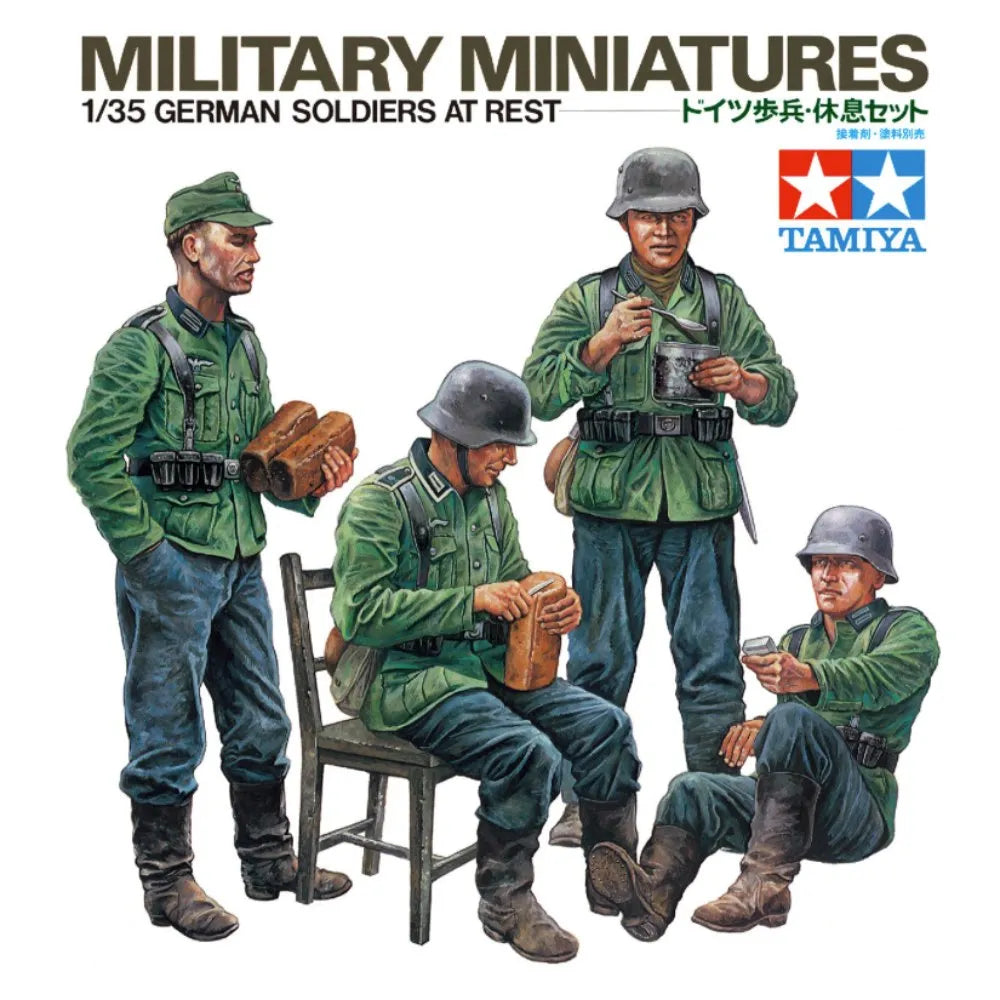 TAMIYA 1/35 GERMAN SOLDIERS AT REST