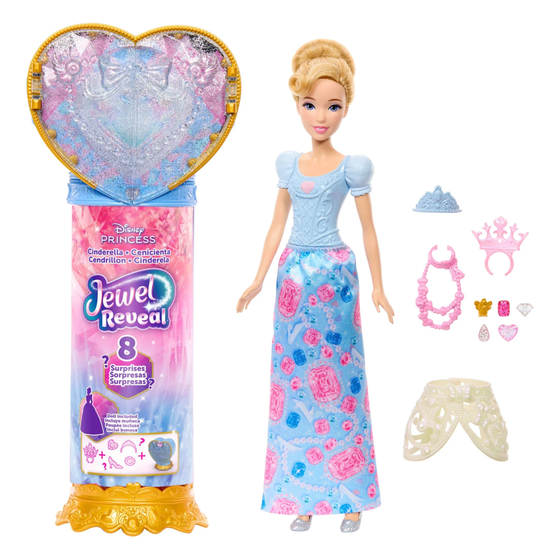 DISNEY PRINCESS JEWEL REVEAL CINDERELLA