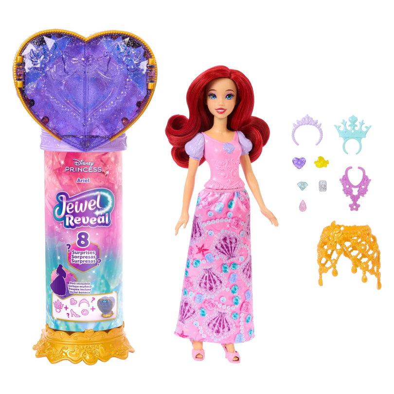 DISNEY PRINCESS JEWEL REVEAL ARIEL