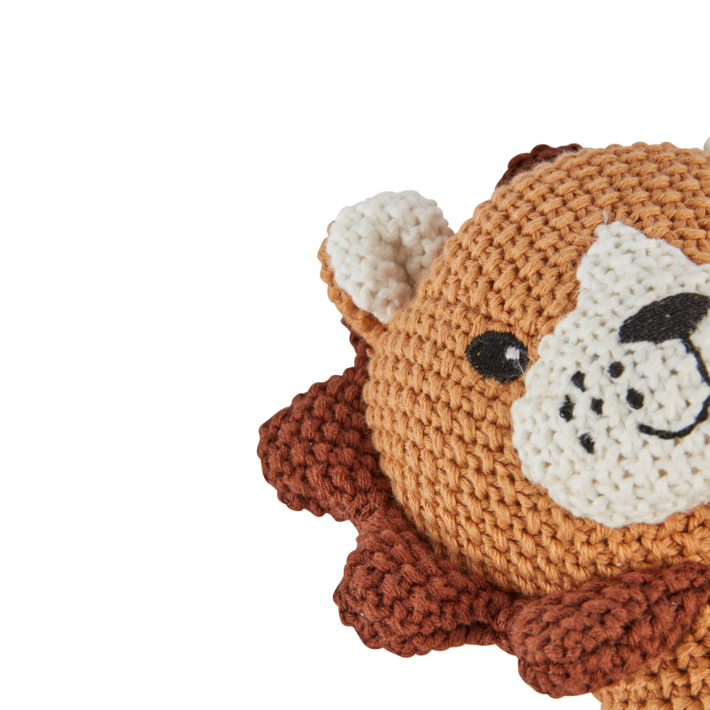 SPLOSH BABY LION KNITTED RATTLE