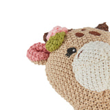 SPLOSH BABY GIRAFFE KNITTED RATTLE