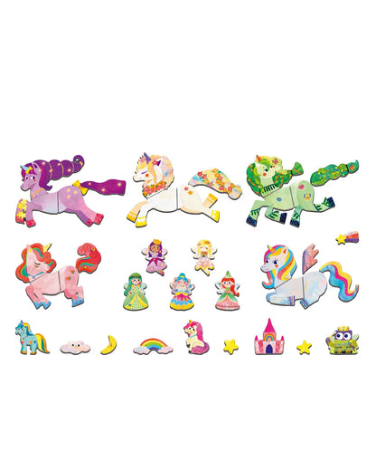 TRAVEL MAGNETIC BOX - UNICORNS
