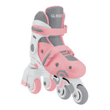 GLOBBER LEARNING INLINE SKATES 26-29 PNK