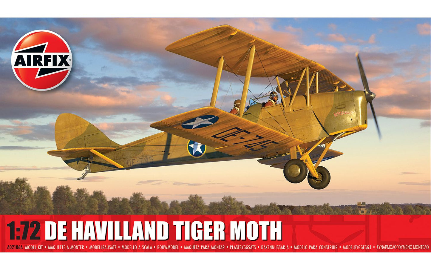 AIRFIX 1:72 DE HAVILLAND TIGER MOTH