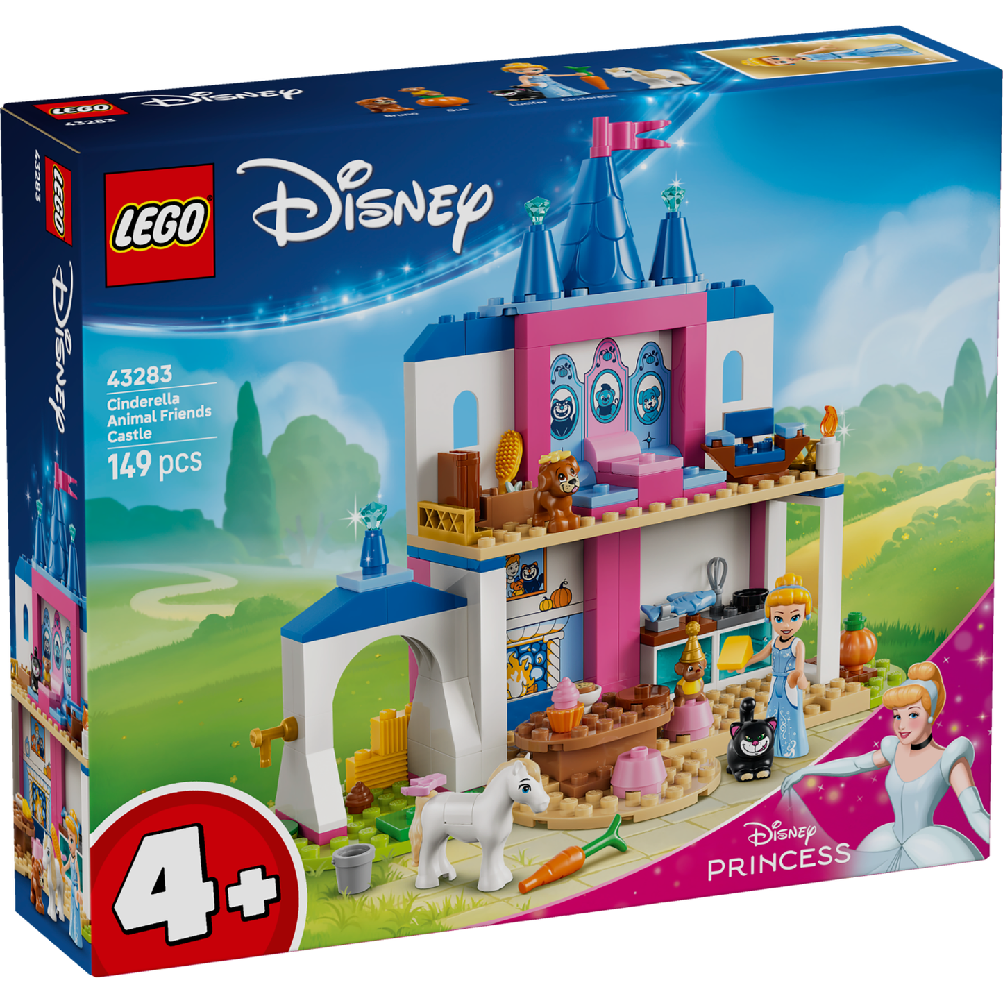 LEGO 43283 DISNEY CINDERELLA ANIM CASTLE