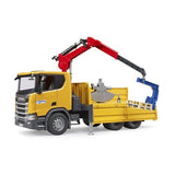 BRUDER 1:16 560R TRUCK W CRANE 2 PALLETS