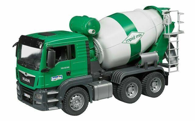 Bruder 1:16 Cement Mixer Truck Rapid Mix