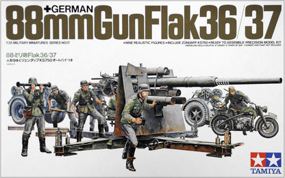 TAMIYA 1:35 88MM GUN FLAK 36/37