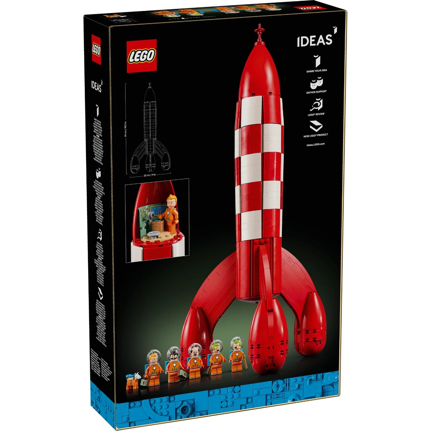 LEGO 21367 IDEAS TINTIN MOON ROCKET