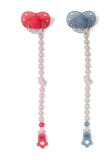 BB BABY BORN DUMMY W CLIP PINK OR BLUE