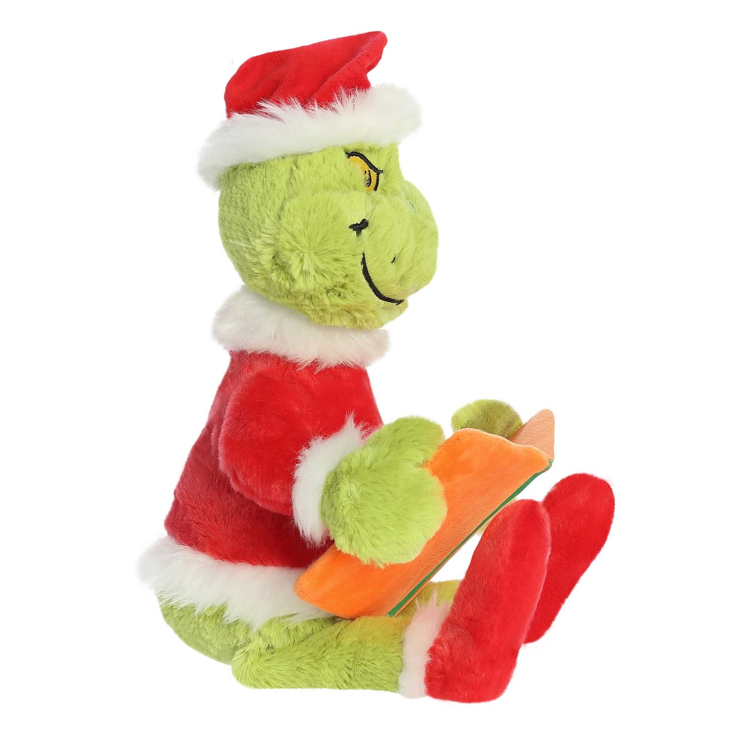 Plush Dr Seuss Grinch 16' W/Book