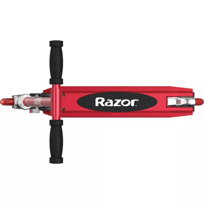 RAZOR SCOOTER LIGHTED FOLDING RED