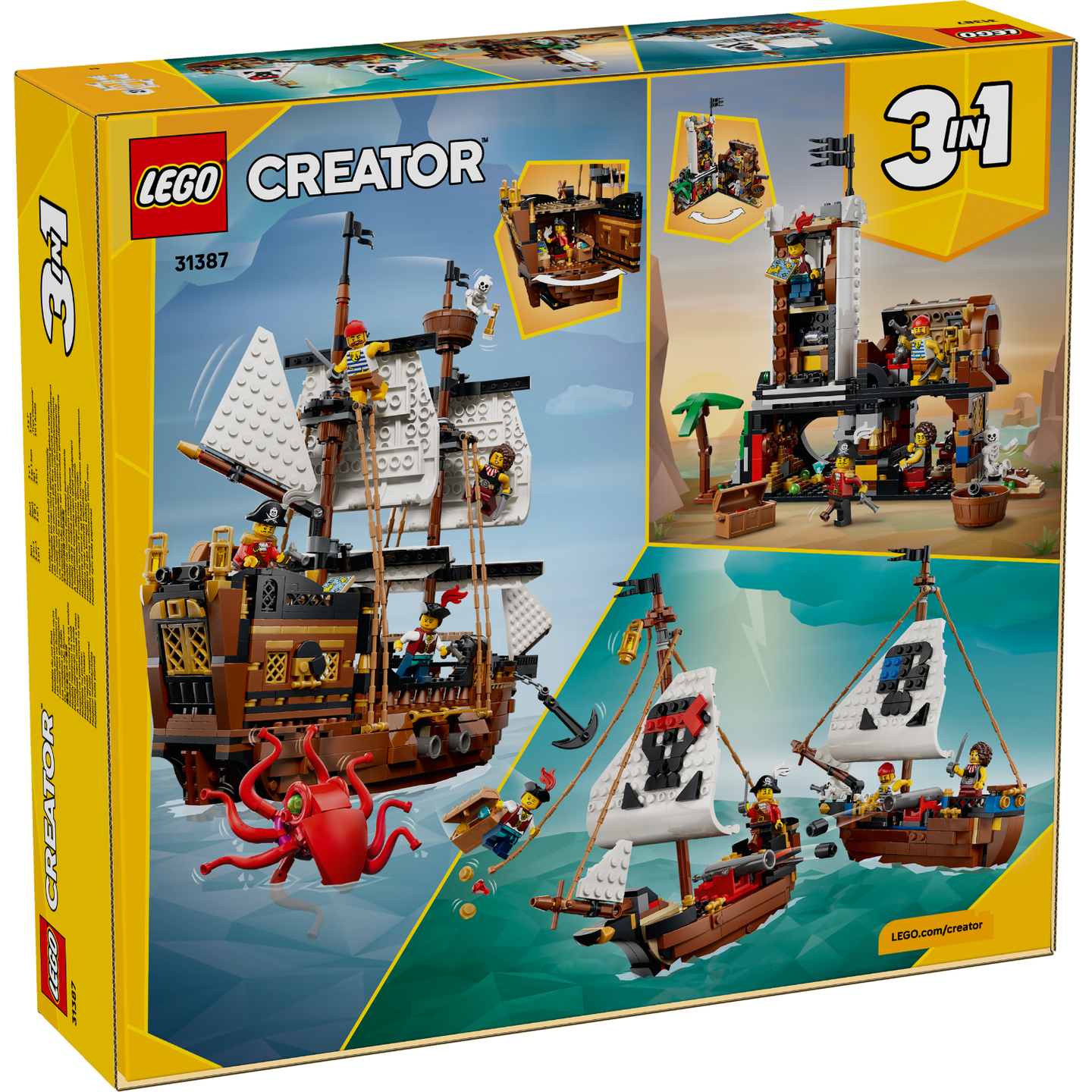 LEGO 31387 CREATOR ICONIC PIRATE SHIP