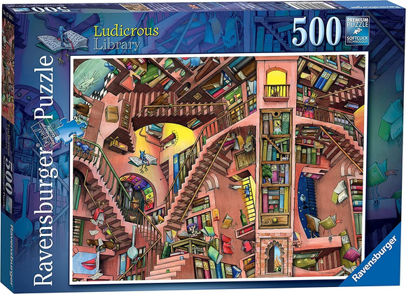 PUZZLE 500PC LUDICROUS LIBRARY