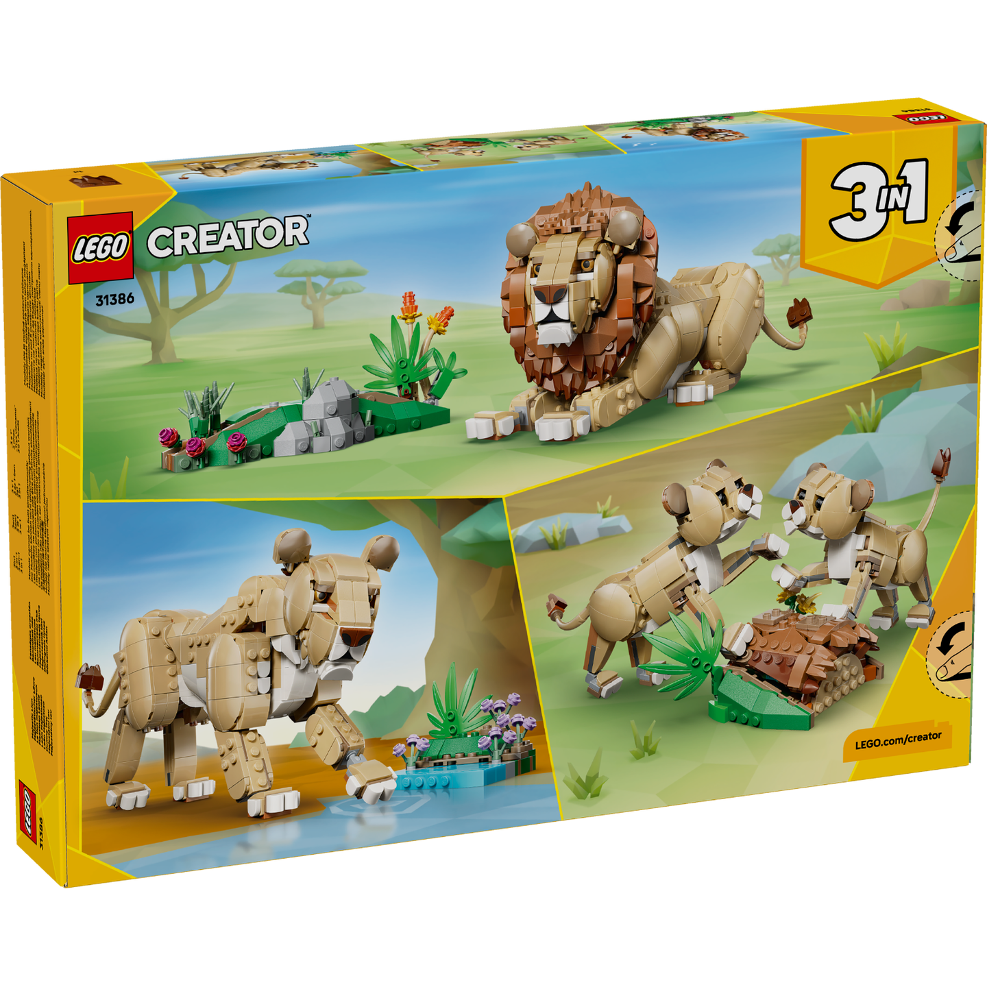 LEGO 31386 CREATOR WILD ANIMALS LION