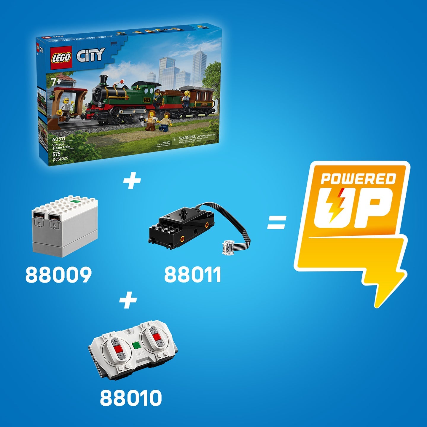 LEGO 60511 CITY VINTAGE STEAM TRAIN