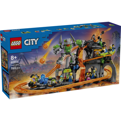 LEGO 60501 CITY LAVA LAND ROLLER COASTER