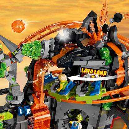 LEGO 60501 CITY LAVA LAND ROLLER COASTER