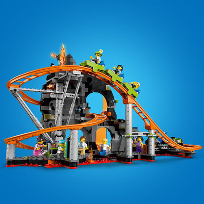 LEGO 60501 CITY LAVA LAND ROLLER COASTER